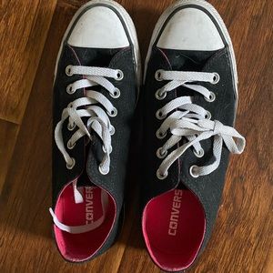 Black Converse, size 8